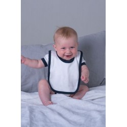 Baby Bib With contrast Ties