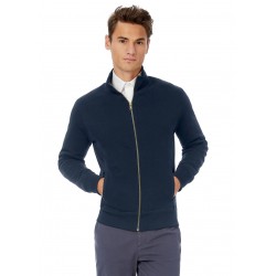 sweat zippé col montant homme