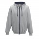 Sweat zip capuche varsity JH053