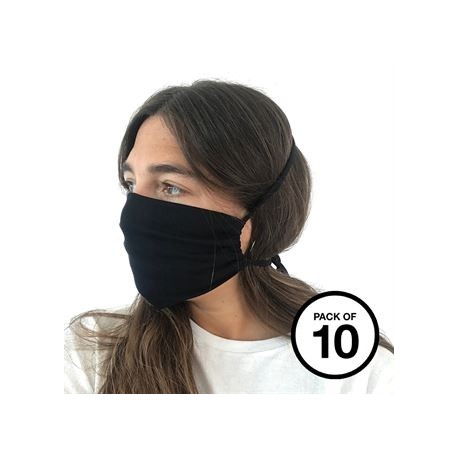 Masque en coton biologique (paquet de 10)