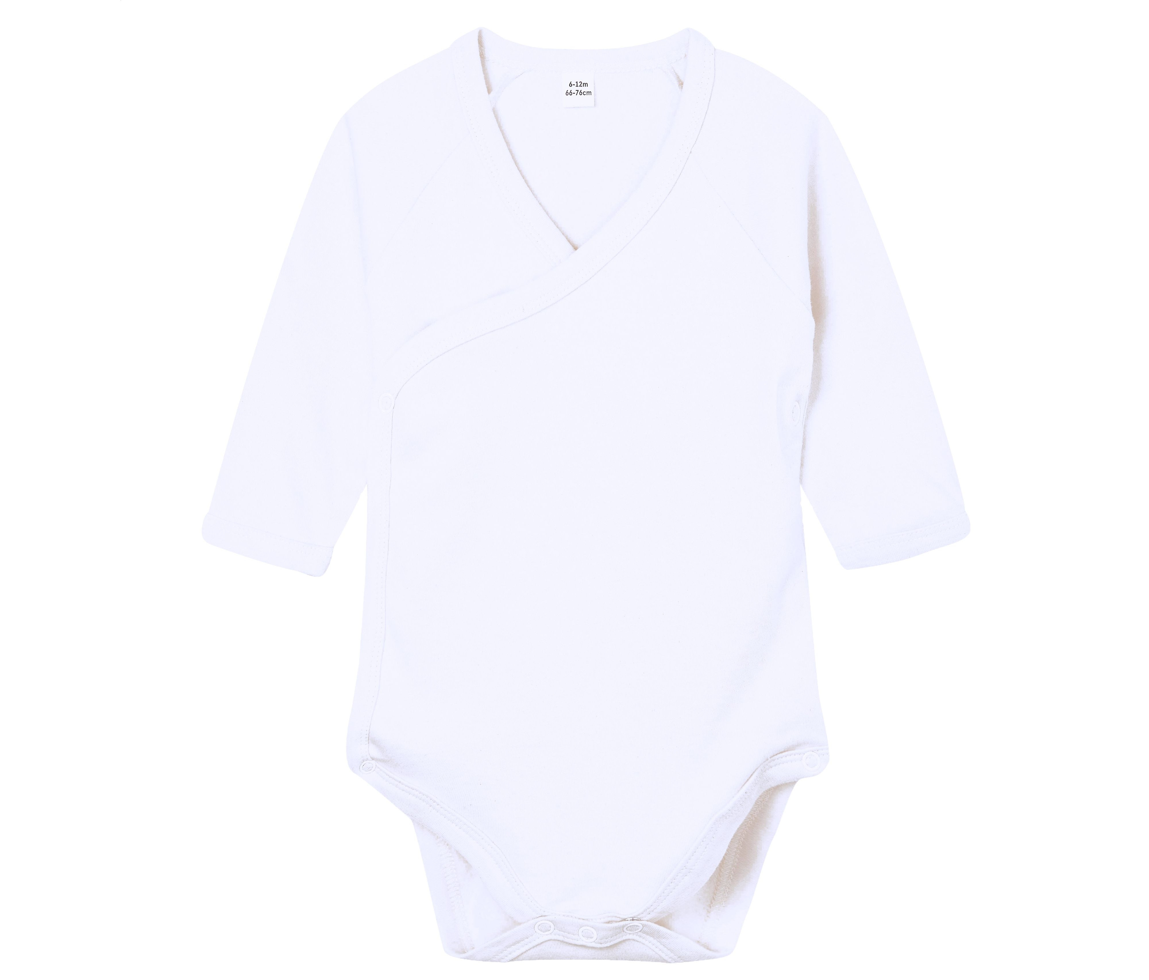 BABY LONG SLEEVE KIMONO BODYSUIT - vue 2