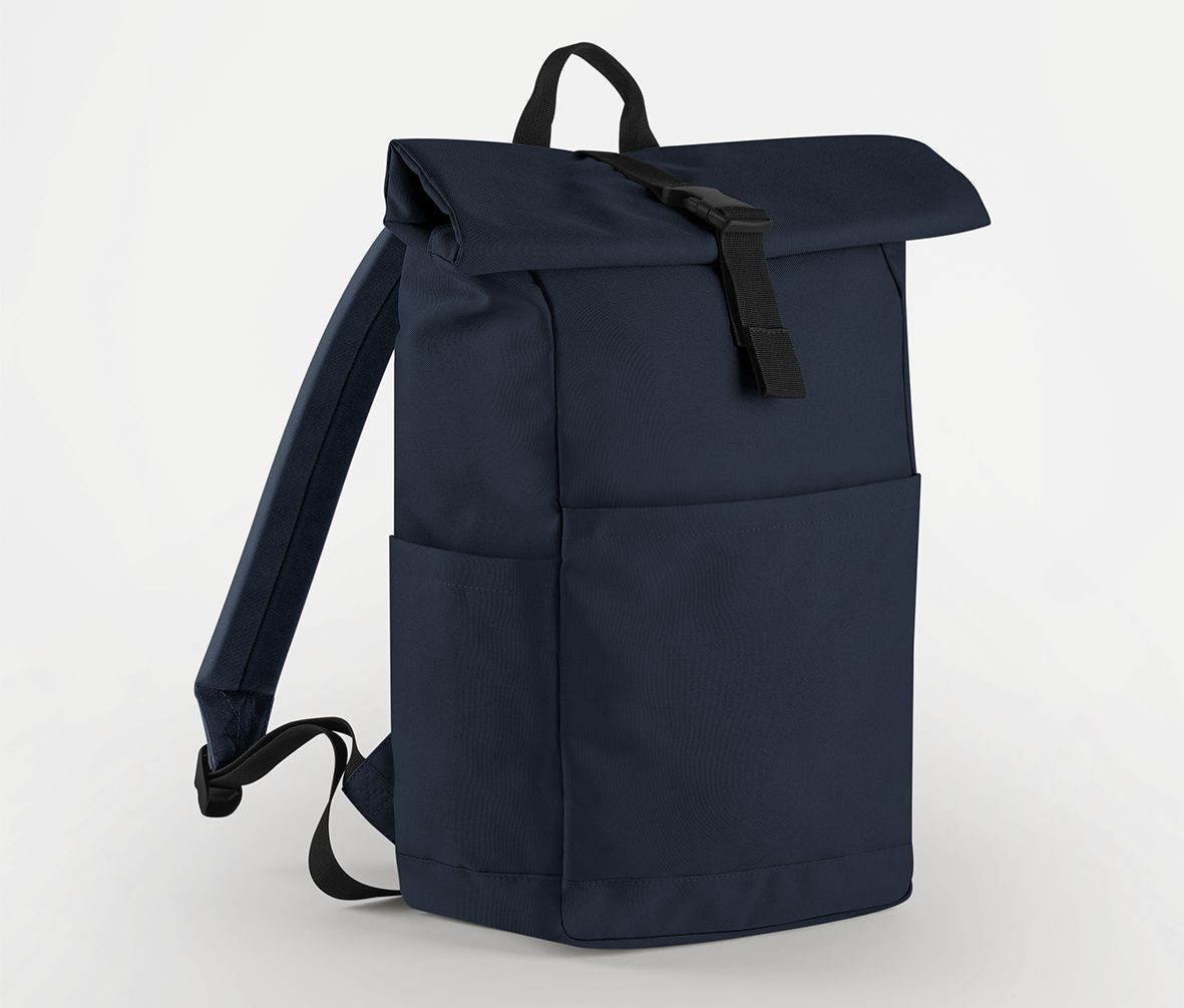 PREMIUM RECYCLED ROLL TOP BACKPACK - vue 2