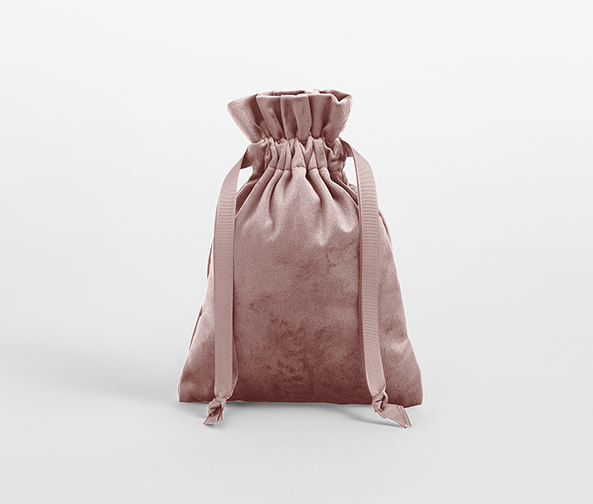 VELVET GIFTBAG WITH RIBBON DRAWSTRING - vue 4