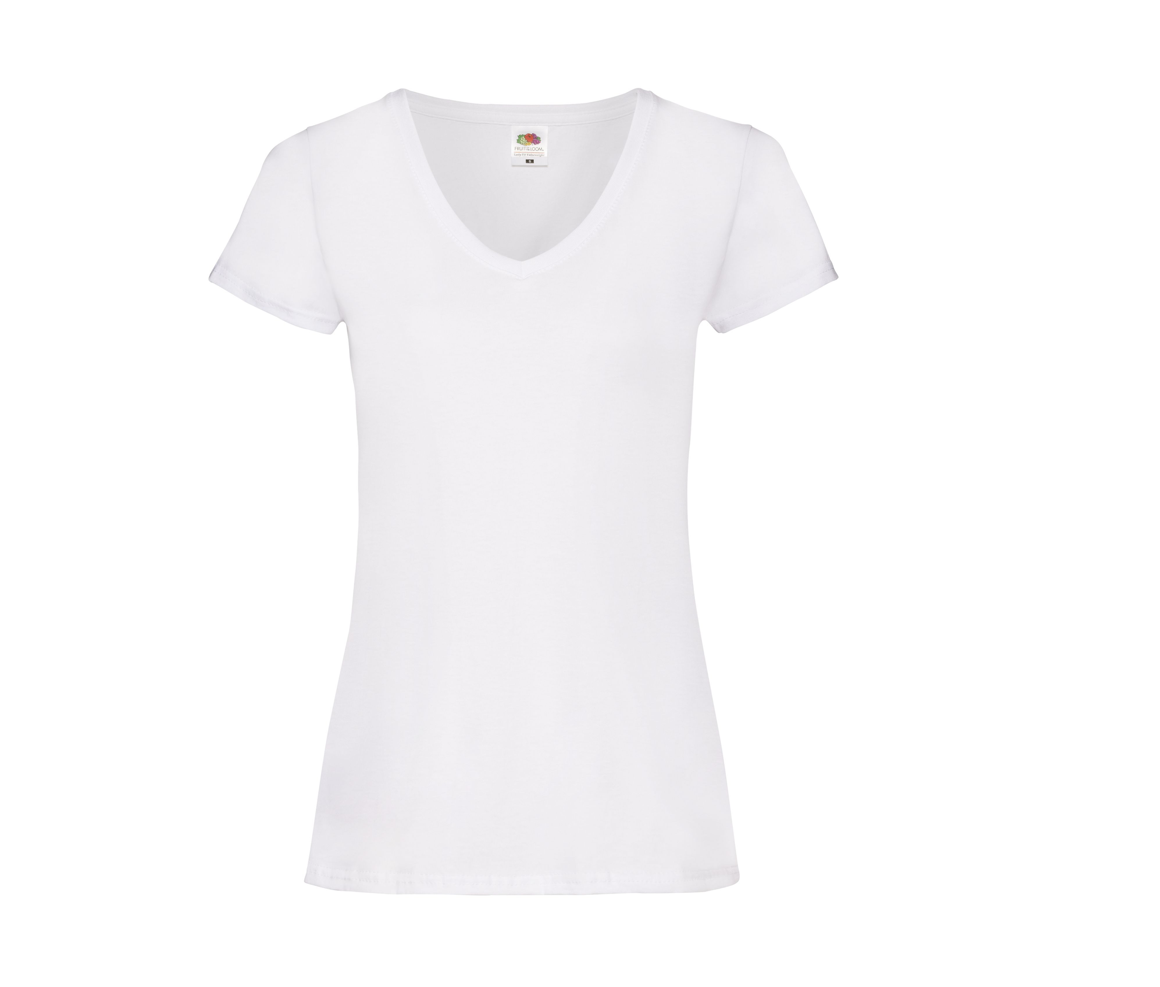 LADIES VALUEWEIGHT V-NECK T - vue 4