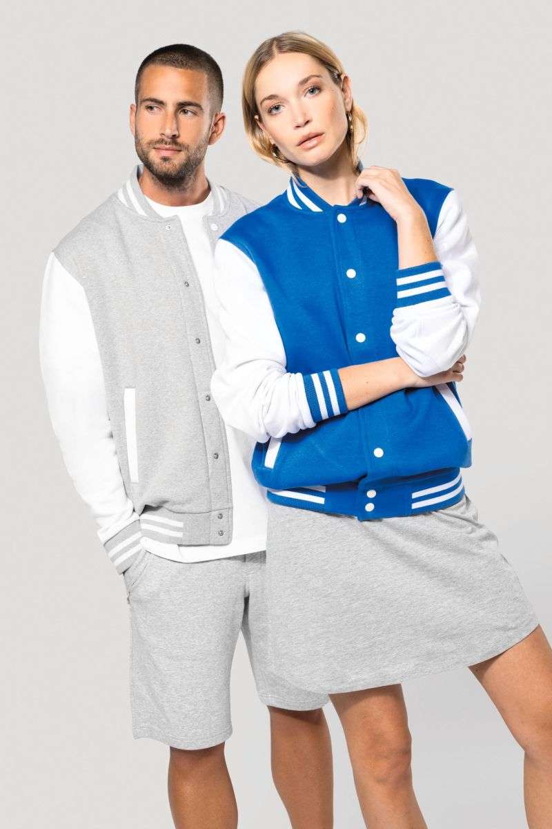 Blouson molleton teddy unisexe