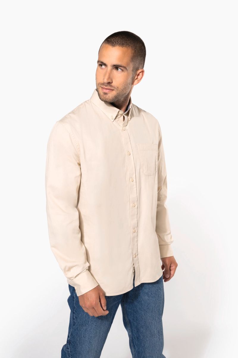Chemise coton manches longues Nevada homme