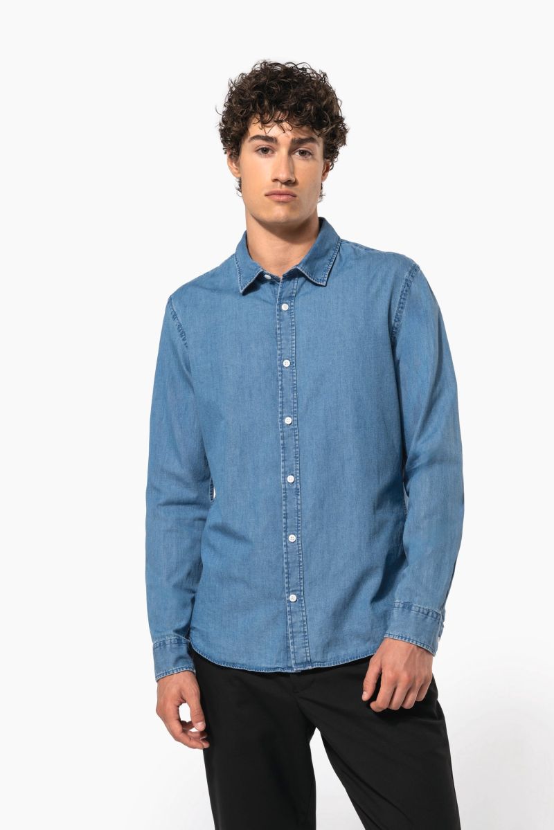 Chemise denim homme