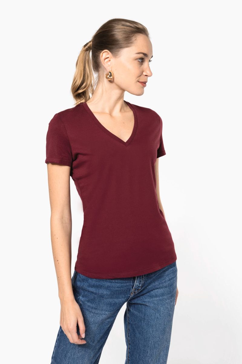 T-shirt BIO150 IC col V femme