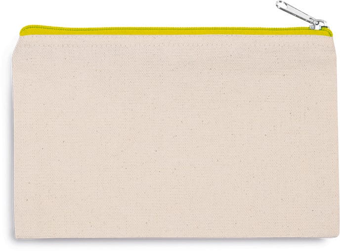 Pochette en coton canvas - petit modèle