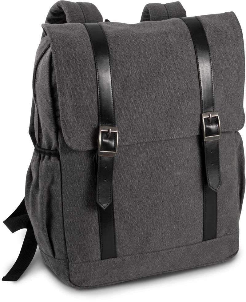 Sac à dos en toile à rabat