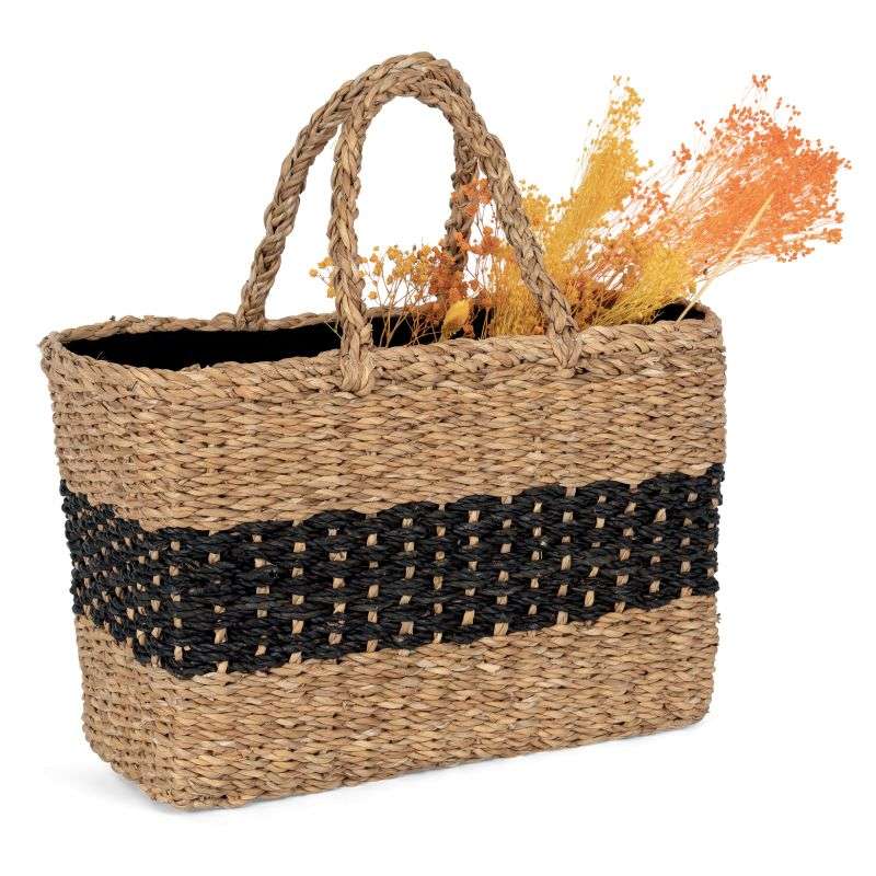 Sac panier en jonc de mer