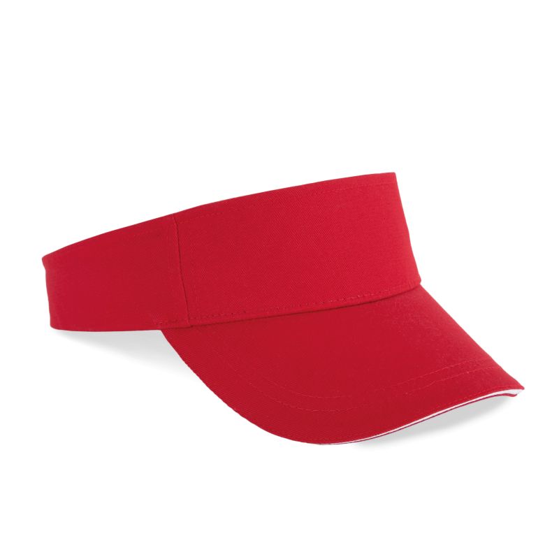 Visière sport en coton