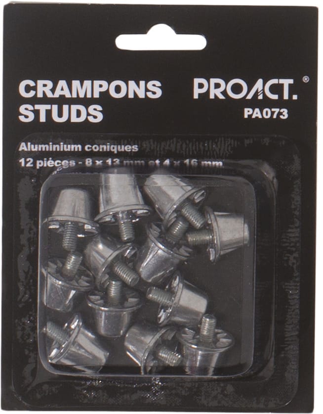 Boîte de 12 crampons alu coniques