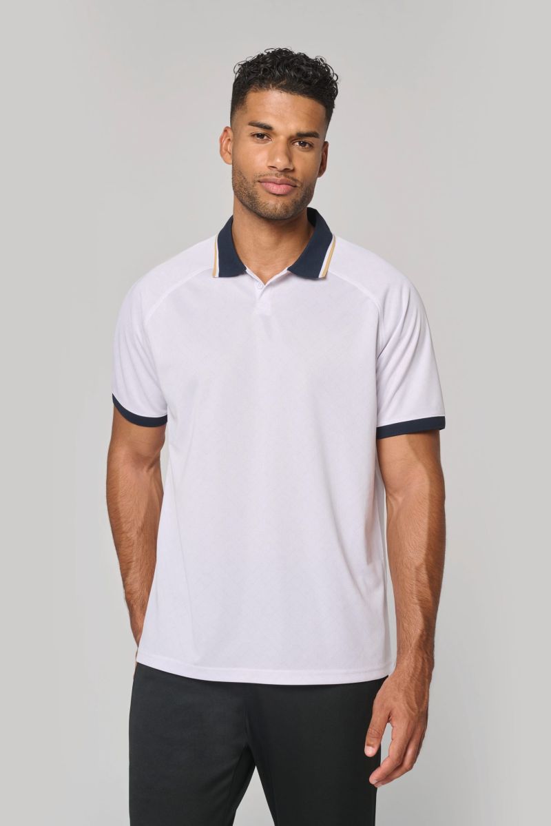 Maillot lifestyle à col polo unisexe