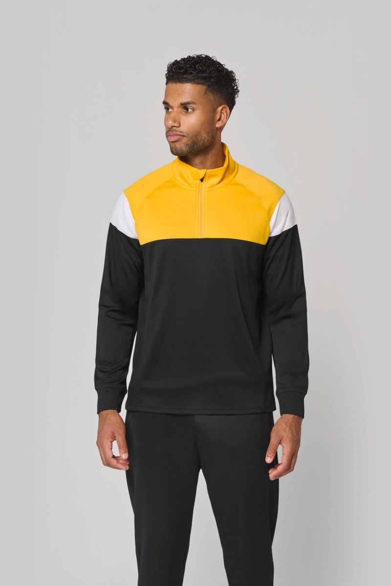 Sweat d'entrainement 1/4 zip unisexe