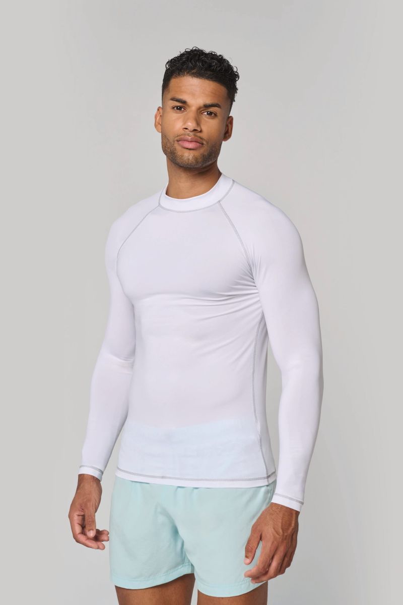 T-shirt technique à manches longues avec protection anti-UV unisexe