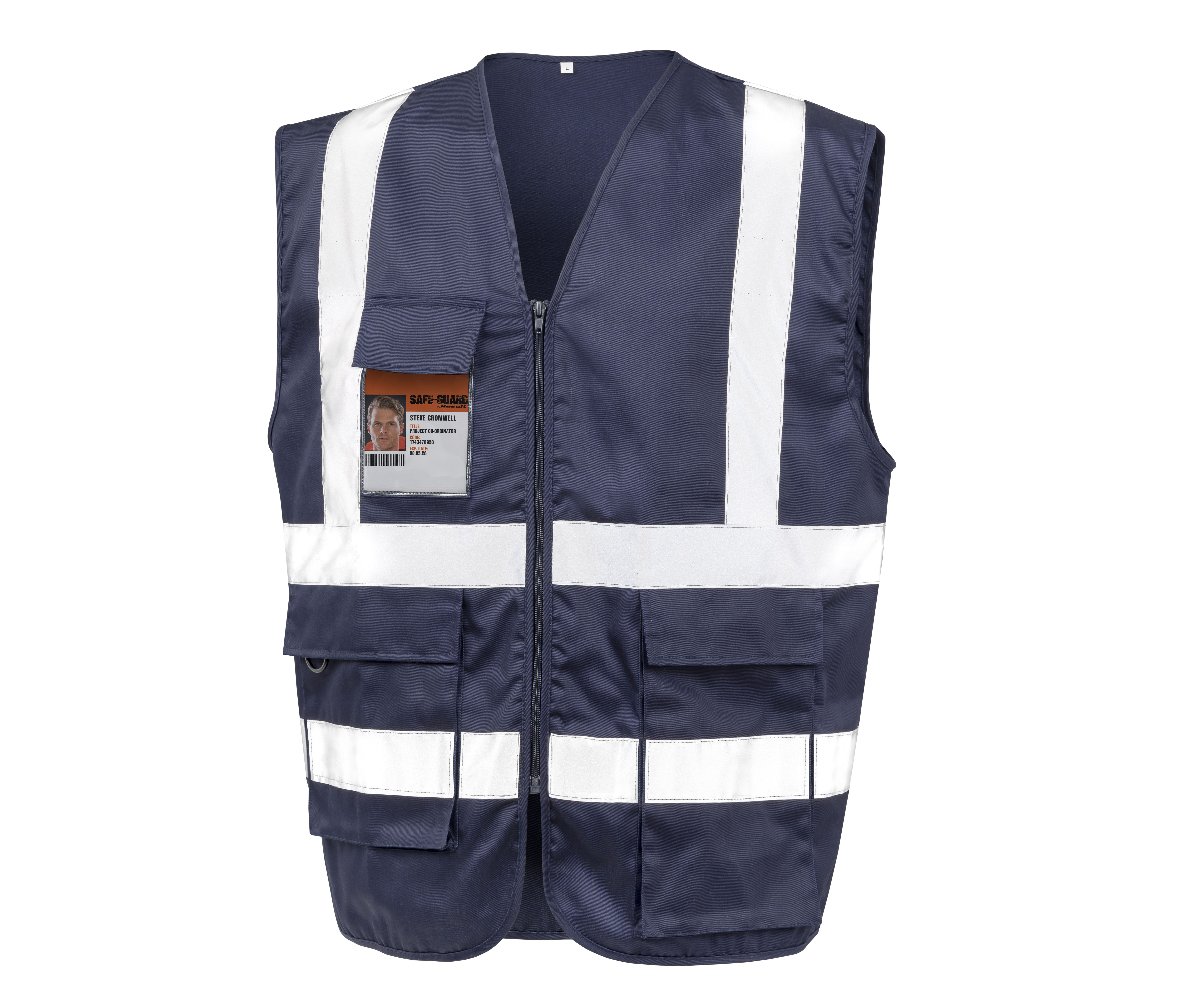 HEAVY DUTY POLYCOTTON SECURITY VEST - vue 3