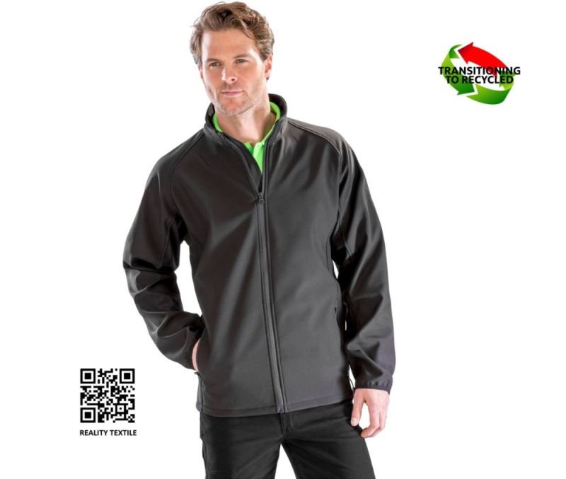 MENS PRINTABLE SOFTSHELL JACKET