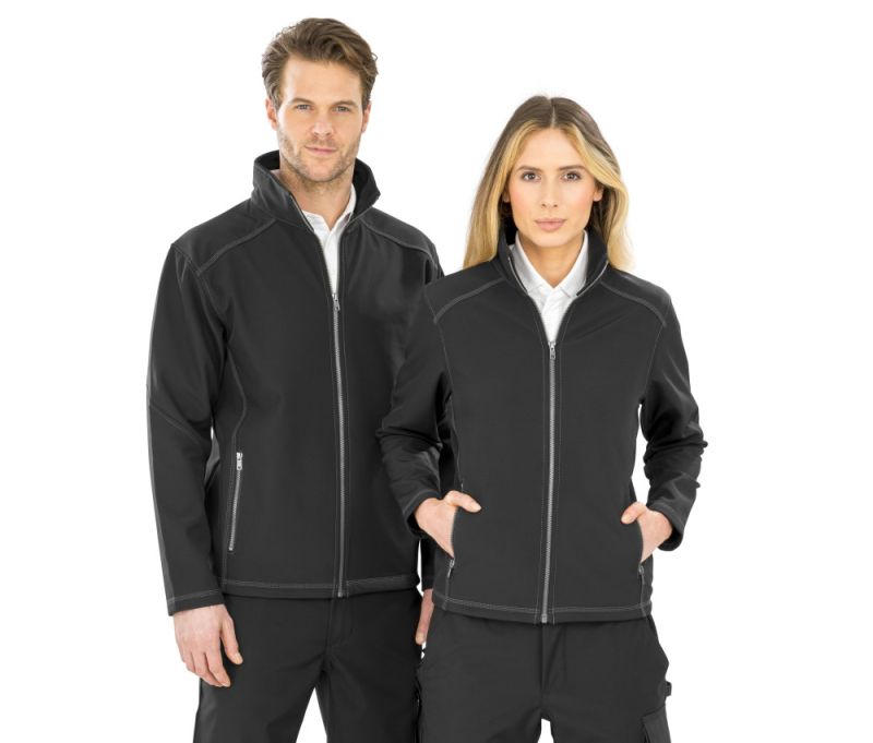 MENS TREBLE STITCH SOFTSHELL