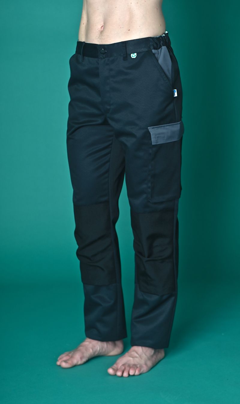 PANTALON MARIN POLY RECY/COTON