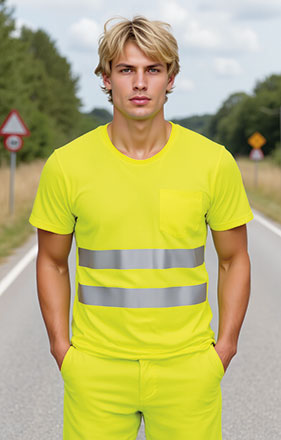 T-Shirt H.V. M/C STRAHAN