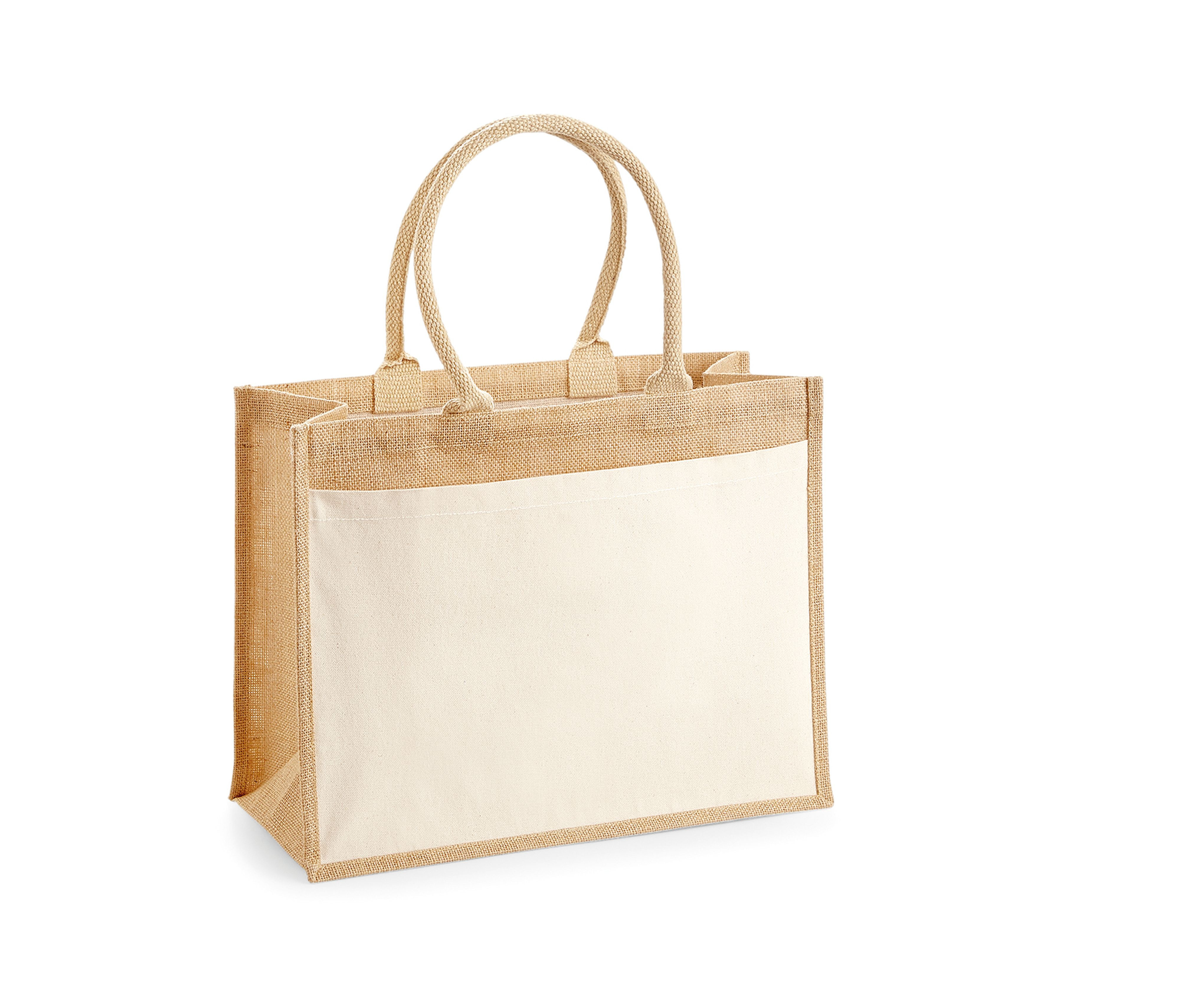 COTTON POCKET JUTE SHOPPER - vue 2