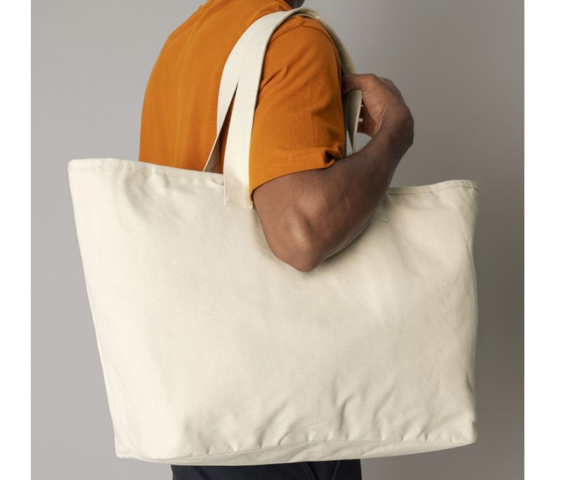 OVERSIZED HEAVY DUTY CANVAS TOTE BAG